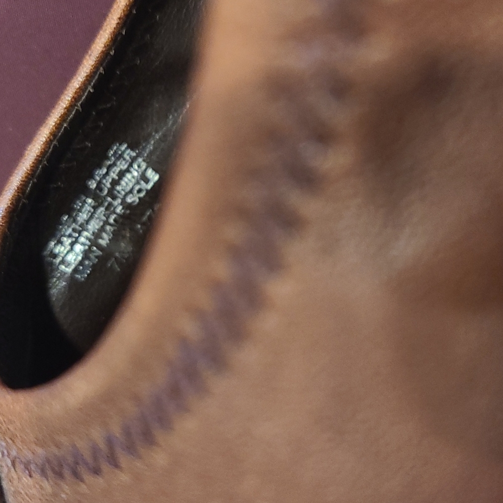 Tory Burch brown leather ballet flats - Picture 7 of 8